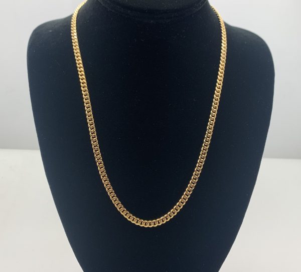 14K CUBAN LINK YELLOW GOLD 20″