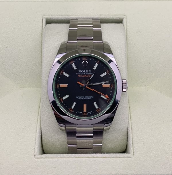 ROLEX MILGAUSS 41MM BLACK DIAL