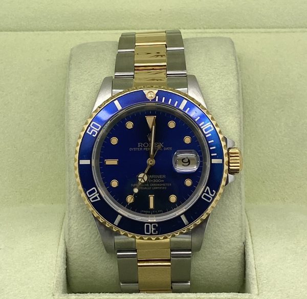 ROLEX SUBMARINER BLUE DIAL GOLD & STEEL 40MM