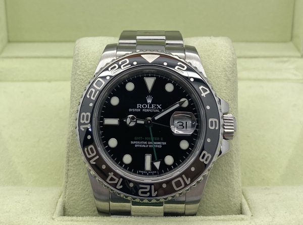 ROLEX GMT MASTER II BLACK DIAL